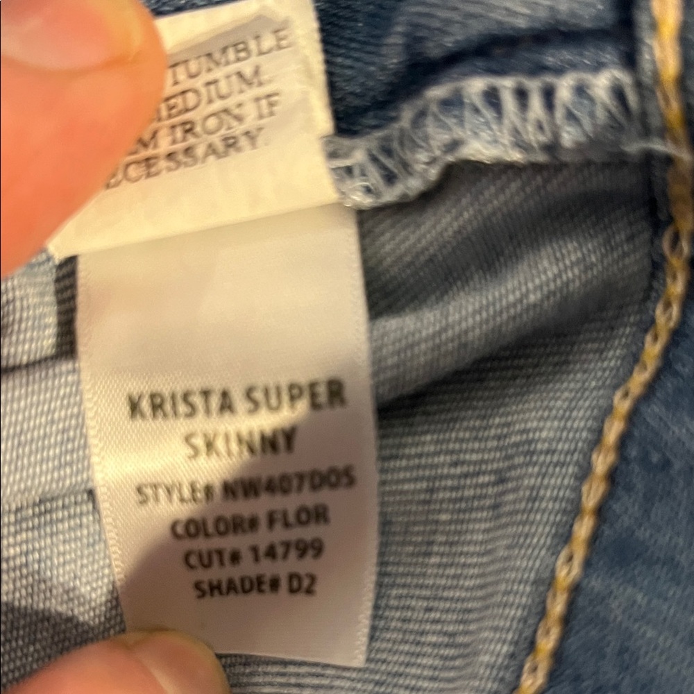 Hudson Jeans Women's Denim Blue Skinny Jeans - Picture 11 of 12